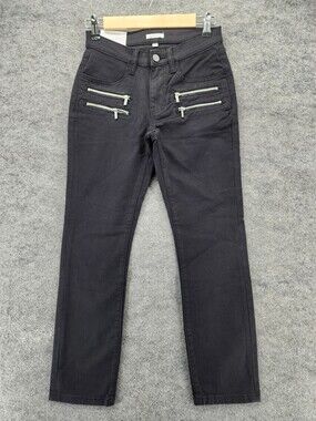 We Wore What Jeans Womens 24 Rocker Low Rise Black Denim